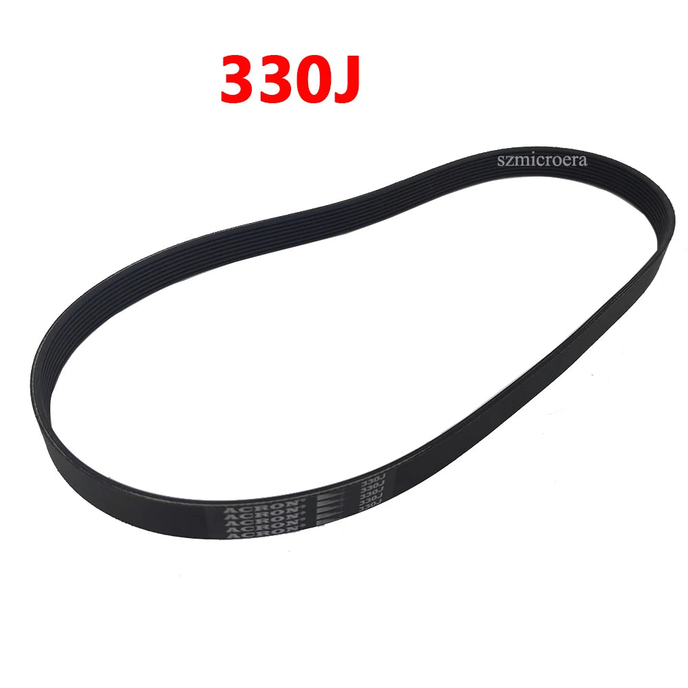 Drive Belt 330J 5/6/7/8/9/10 Ribs Treadmill Motor Belt Rubber Belt Multi Groove Belt Washing Machine Drive Belt