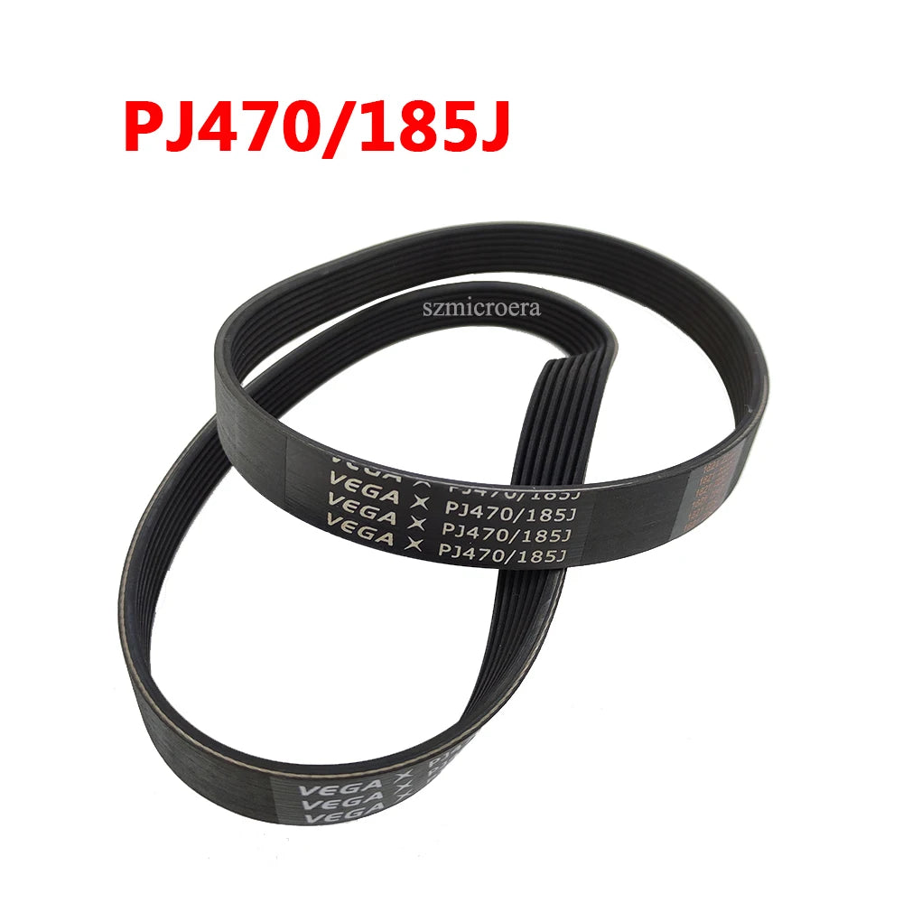 VEGA V-Belt PJ470 185J 3/4/5/6/7/8/9 Ribs Treadmill Motor Belt Rubber Multi Groove Belt Drive Belt