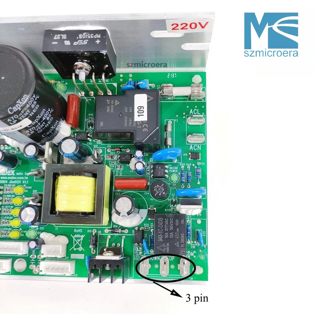 DCMD66, DCM66NP, Original Treadmill Motor Controller, Circuit Board for BH6435, G6515C Treadmill Driver Board