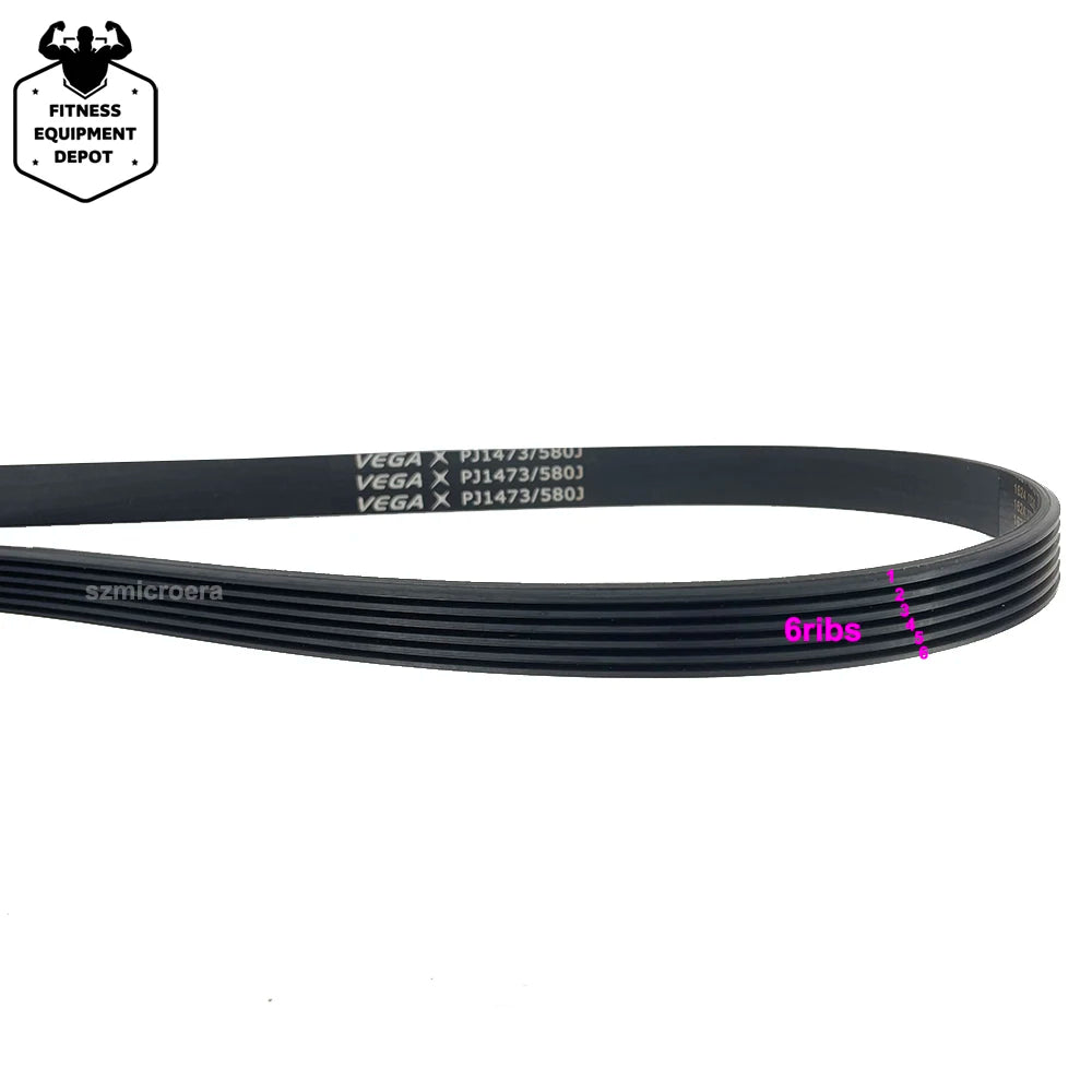 1PC VEGA V-Belt Drive Belt PJ1473 580J 6ribs for Planer Treadmill Embroidery Machine Tire Balancing Machine