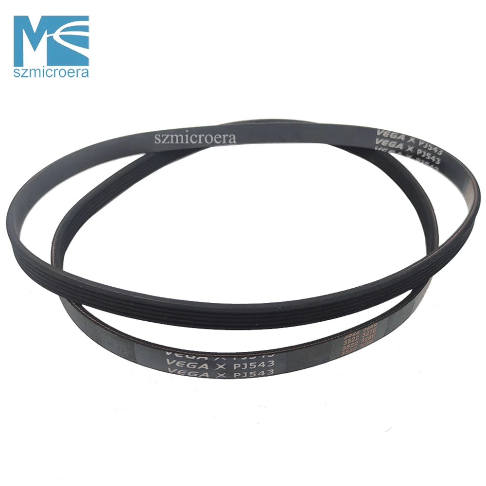 1Pc/2Pcs VEGA V-Belt for Treadmill Motor, PJ543, 5Ribs, Multi Groove Drive Belt, Rubber Drive Belt