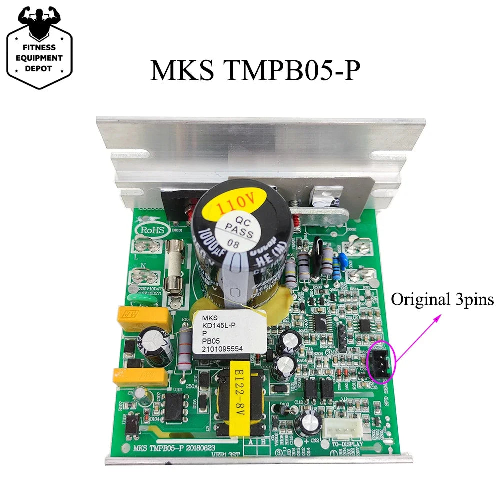 MKS TMPB05, MKS TMPB05-P Treadmill Motor Controller for MSK Treadmill, Circuit Board, Power Supply Mainboard, 110V
