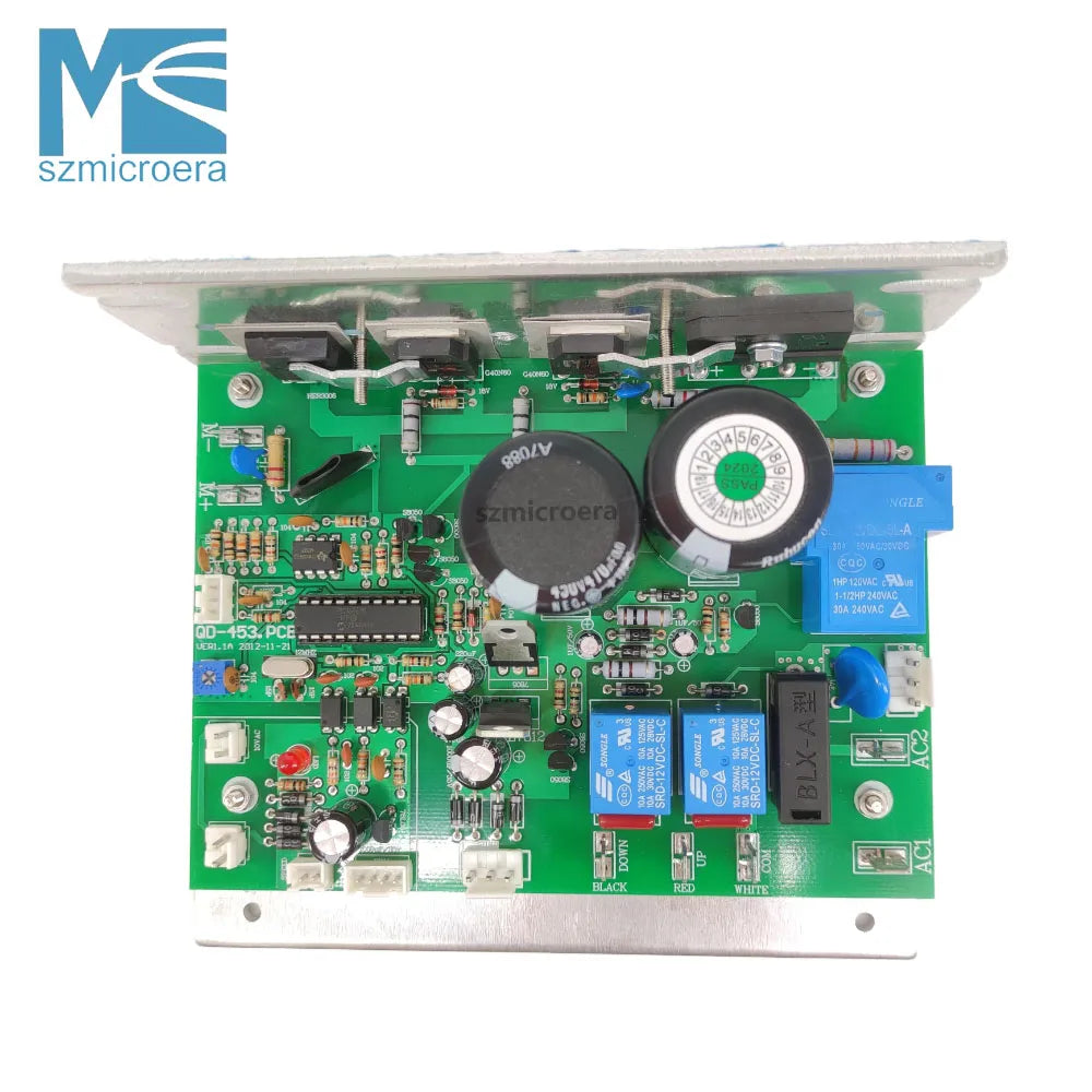 QD-453.PCB, Motor Controller for Treadmill, Circuit Board, Control Board with 2 Capacitances