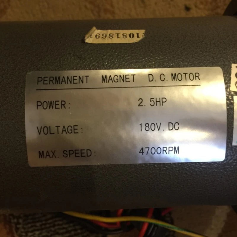 Treadmill Engine Motor 2.5HP Powder Permanent Magnet DC Motor
