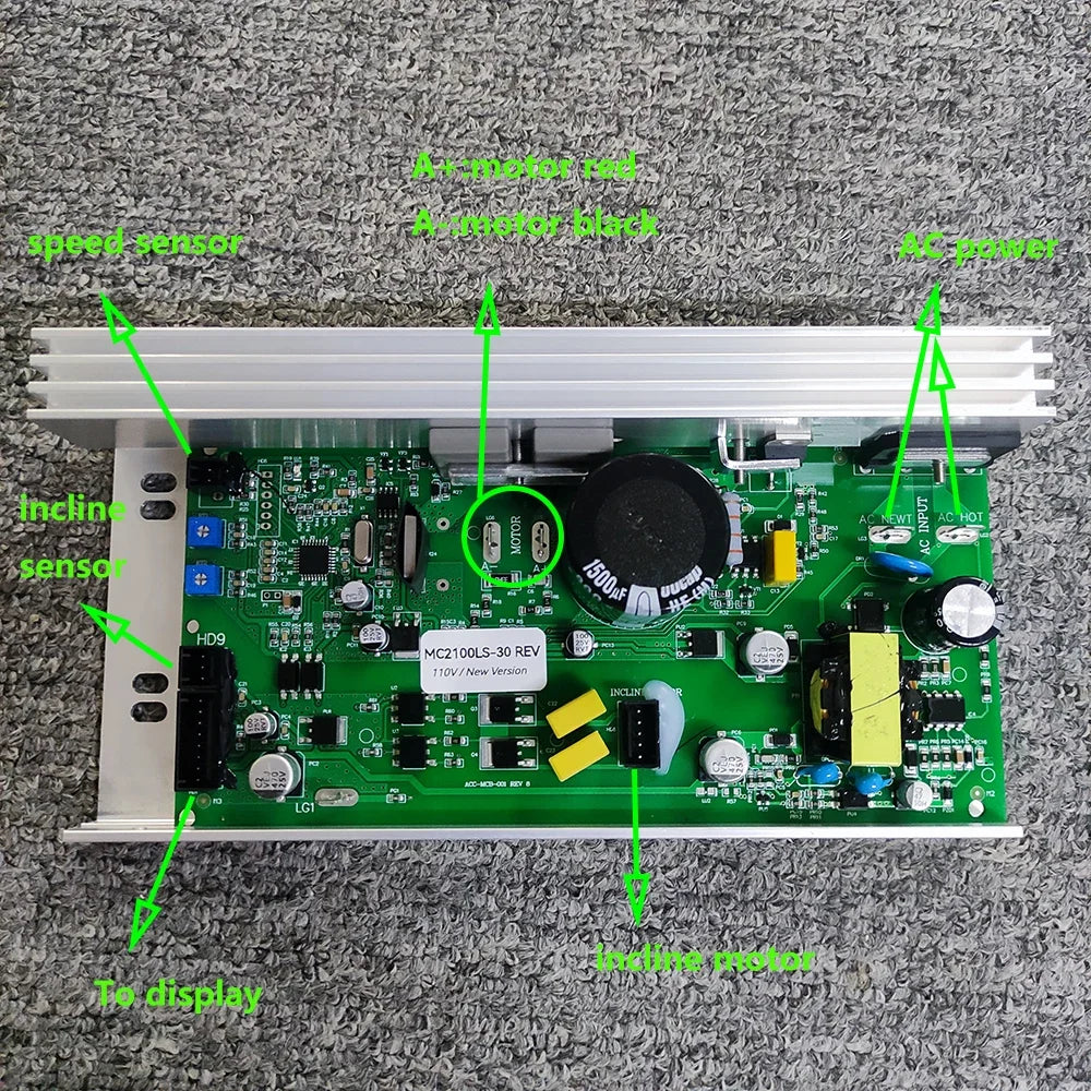 MC2100LS-30 Treadmill Controller for ICON Nordic Track, Circuit Board, Control Board, MC2100LT REV