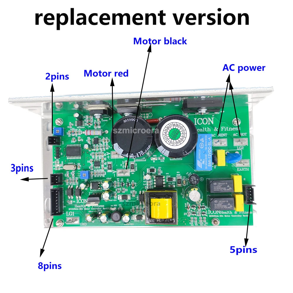 Treadmill Motor Controller Lower Control Board MC2100ELS-18W for ICON PROFORM NETL14711 14710 Power Supply Board Mainboard