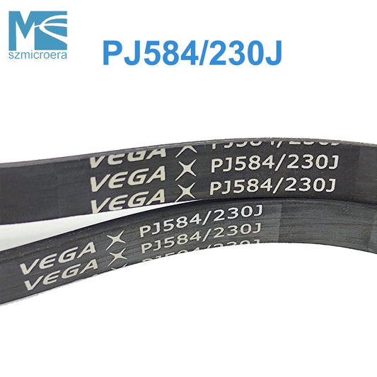 PJ584/230J, 1Pc VEGA V-Belt for Treadmill, Multi Wedge Belt, Multi Groove Belt, 3, 4, 5, 6, 7, 8, 9, 10 Ribs