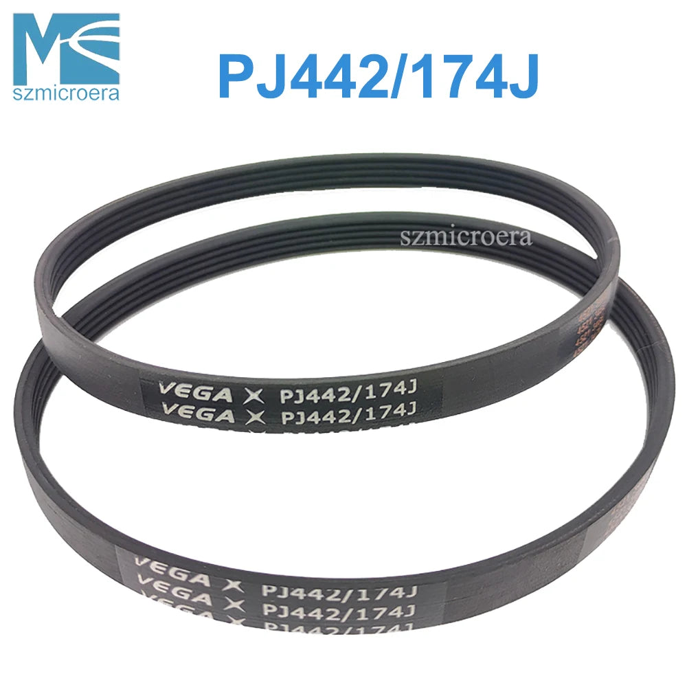 PJ442/174J, VEGA-V-Belt for Treadmill Motor Belt, Multi Groove Drive Belt, Multi Wedge Belt, 3, 4, 5, 6 Ribs