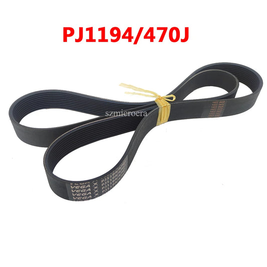 VEGA V-Belt Rubber Belt PJ1194 470J 6/7/8/9/10 ribs Treadmill Motor Belt Drive Belt Multi Groove Belt