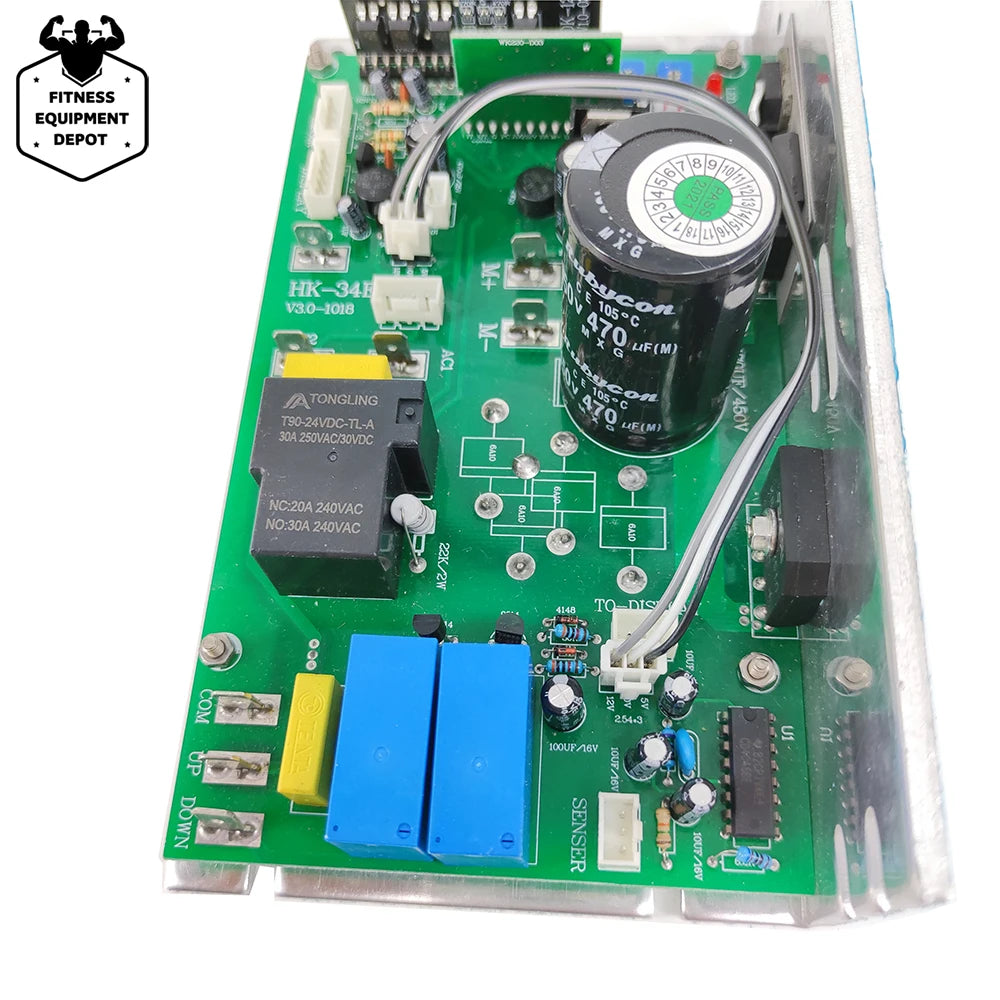 Treadmill ControlBoard  HK-34E V3.0-1018 for HUIKANG HL1680AS HL1690 Treadmill Motor Controller  Driver Board