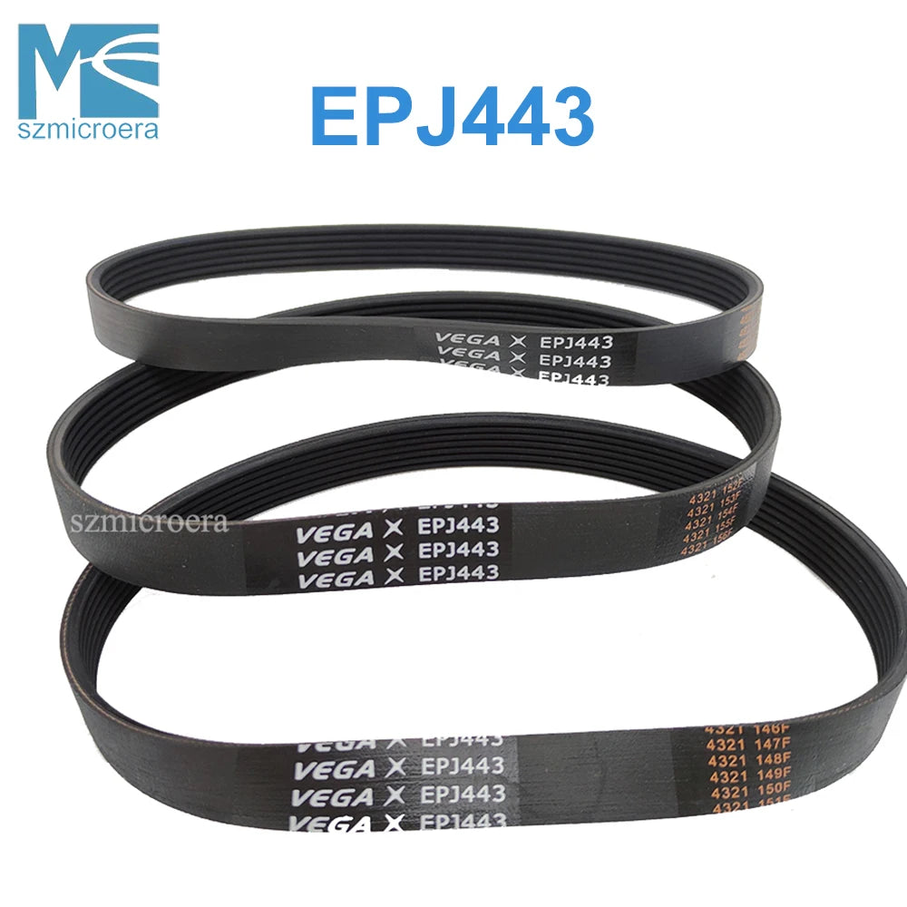 1Pc/2Pcs VEGA V-Belt for Treadmill Motor, Multi Groove Belt, Rubber Drive Belt, EPJ443, 6, 7 Ribs