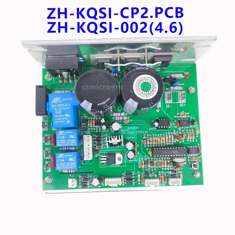 New for BH Fitness G6414v ZHKQSI-CP1.PCB ZH-KQSI-001 002 Treadmill Driver Board Motherboard 2capacitors