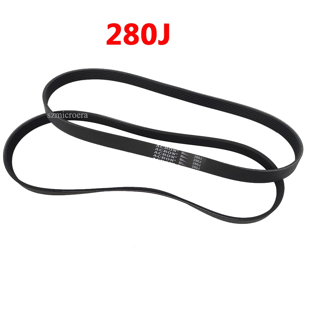 2pcs/lot Ribbed Belt 280J 3/4/5/6/7/8/9/10/11Ribs Sports Bike Treadmill Belt Exercise Bike Spinning Belt