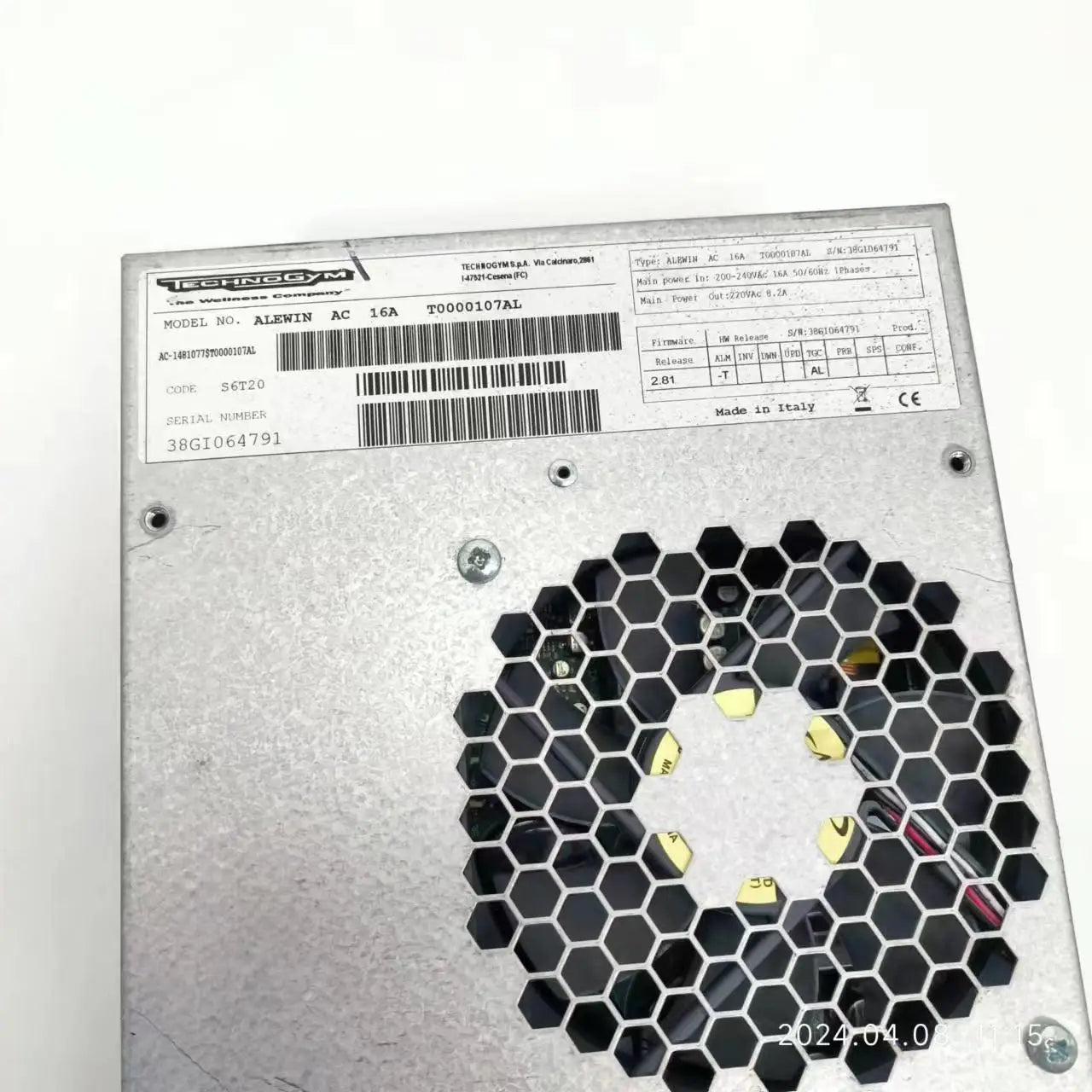 Used INVERTOR For TechnogymTreadmill Controller Inverter Power Supply Unit ALEWIN AC 16A T000107AL AC-1481077$T0000107AL