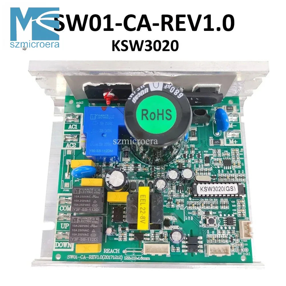 Treadmill Motor Control Board for Reebok OMA Treadmill, Driver Circuit Board, SW01-CA-REV1.0 KSW3020