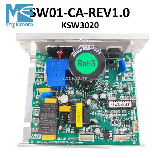 Treadmill Motor Control Board for Reebok OMA Treadmill, Driver Circuit Board, SW01-CA-REV1.0 KSW3020