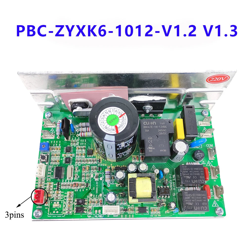 ZYXK6 Treadmill Driver Board Treadmill Lower Control Board Circuit Board PBC-ZYXK6-1012-V1.2