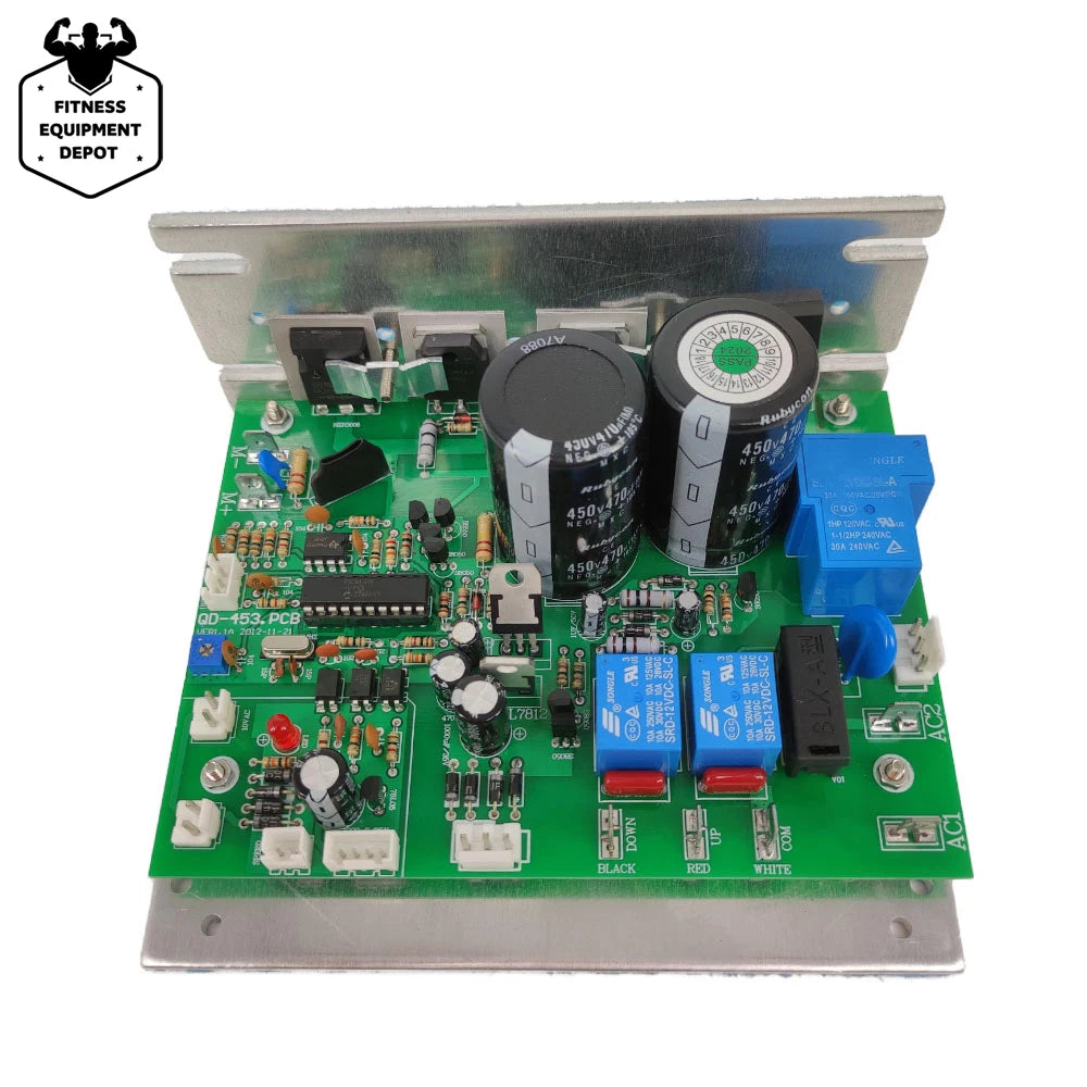 Treadmill Controller QD-453.PCB with 2 capacitances Treadmill Circuit Board Power Supply Board Mainboard