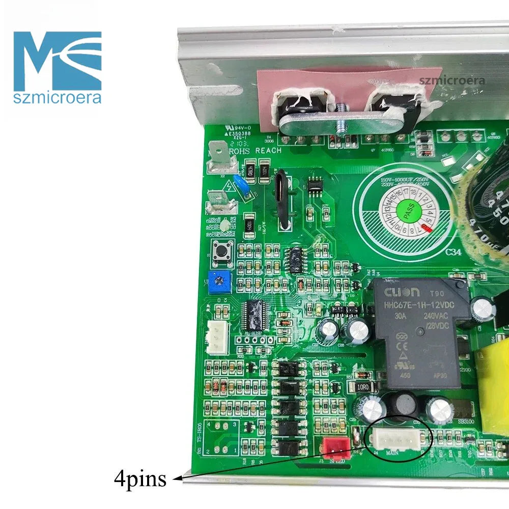 Motor Controller for SHUA Treadmill, Power Supply Mainboard, ZYXK9, PCB-ZYXK9-1111-V1.2.PCB, Circuit Board