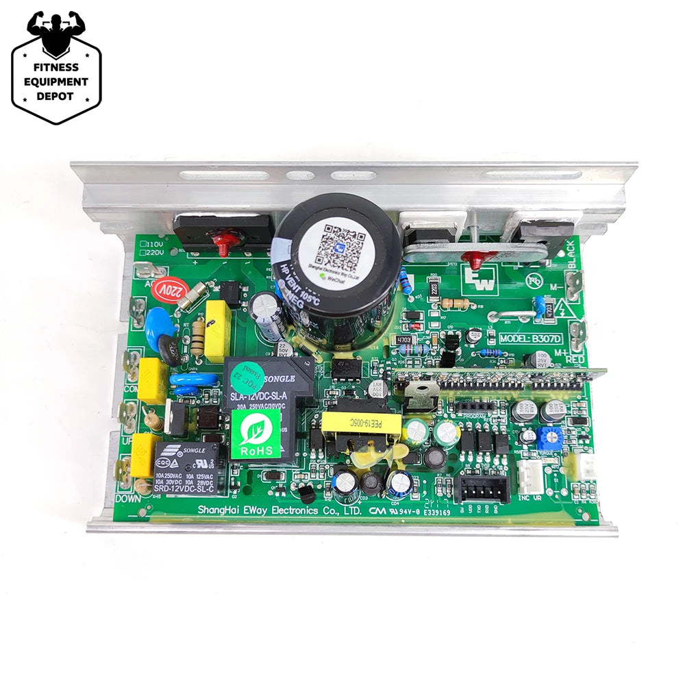 B307D Treadmill Motor Controller Spirit 110V 220V for Johnson Tempo Treadmill Control Board Circuit Board Power Supply Board PCB