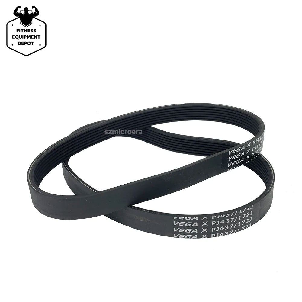 1PC VEGA Belt PJ437 172J Poly-V Belts Ceremic Machine Fitness Treadmill Washing Machine Multi Ribbed Belt