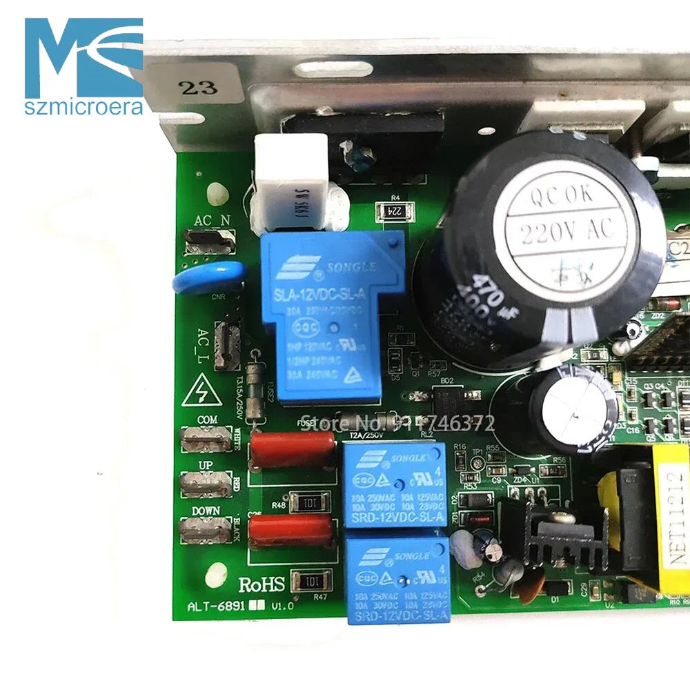 ALT-6891, ALT-6890, Motor Controller for Treadmill, Control Board, Power Supply Board, Driver Board, for YIJIAN 8008ES SHUA