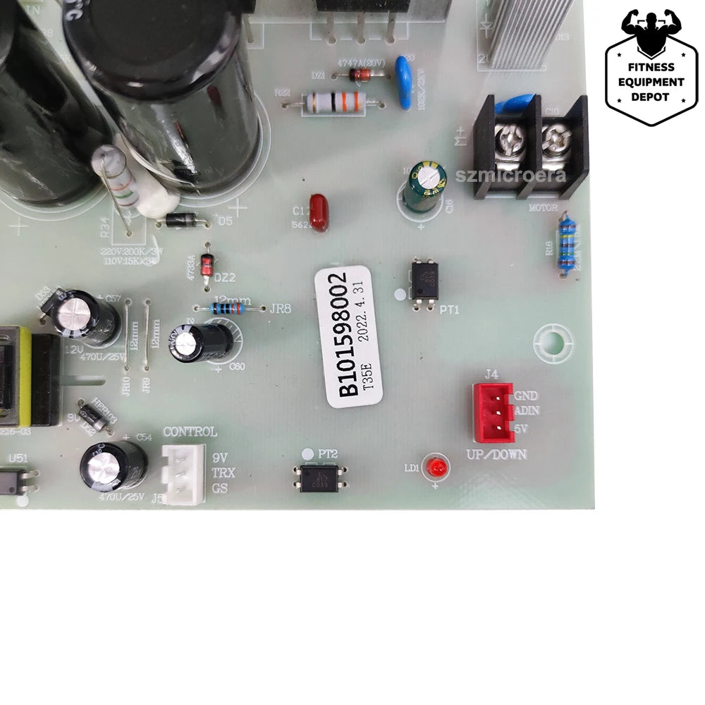 B101598002 T35 Treadmill Circuit Board Control Board HSM-MT08-SAFE-DRVB-SMD Treadmill Motor Controller Power Supply Board