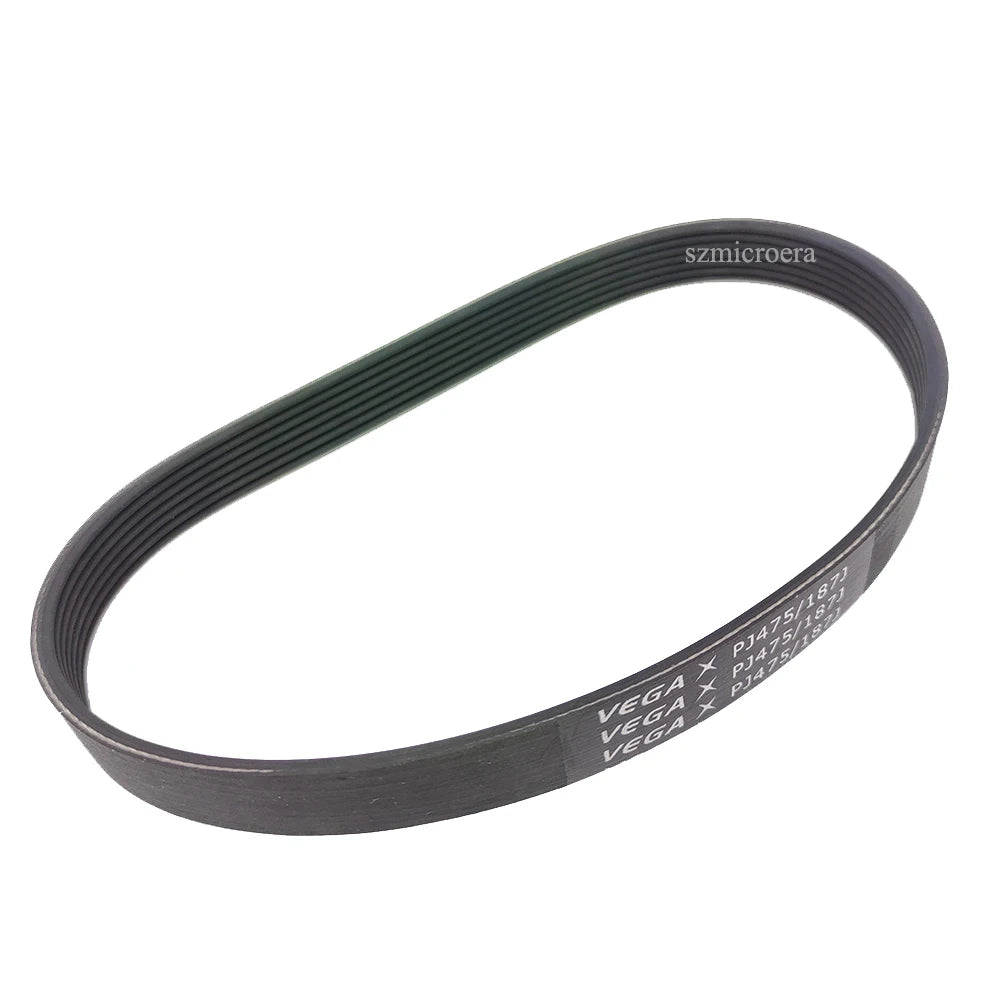 VEGA V-Belt PJ475 187J 3/4/5/6/7 Ribs Treadmill Motor Belt Rubber Multi Groove Belt Drive Belt