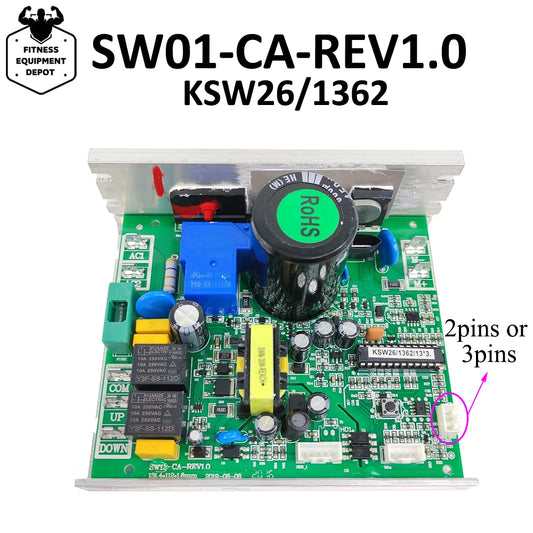 for Reebok OMA Treadmill Circuit Board Control Board 220V Input SW01-CA-REV1.0 KSW26 KSW16 KSW13 Treadmill Motor Controller