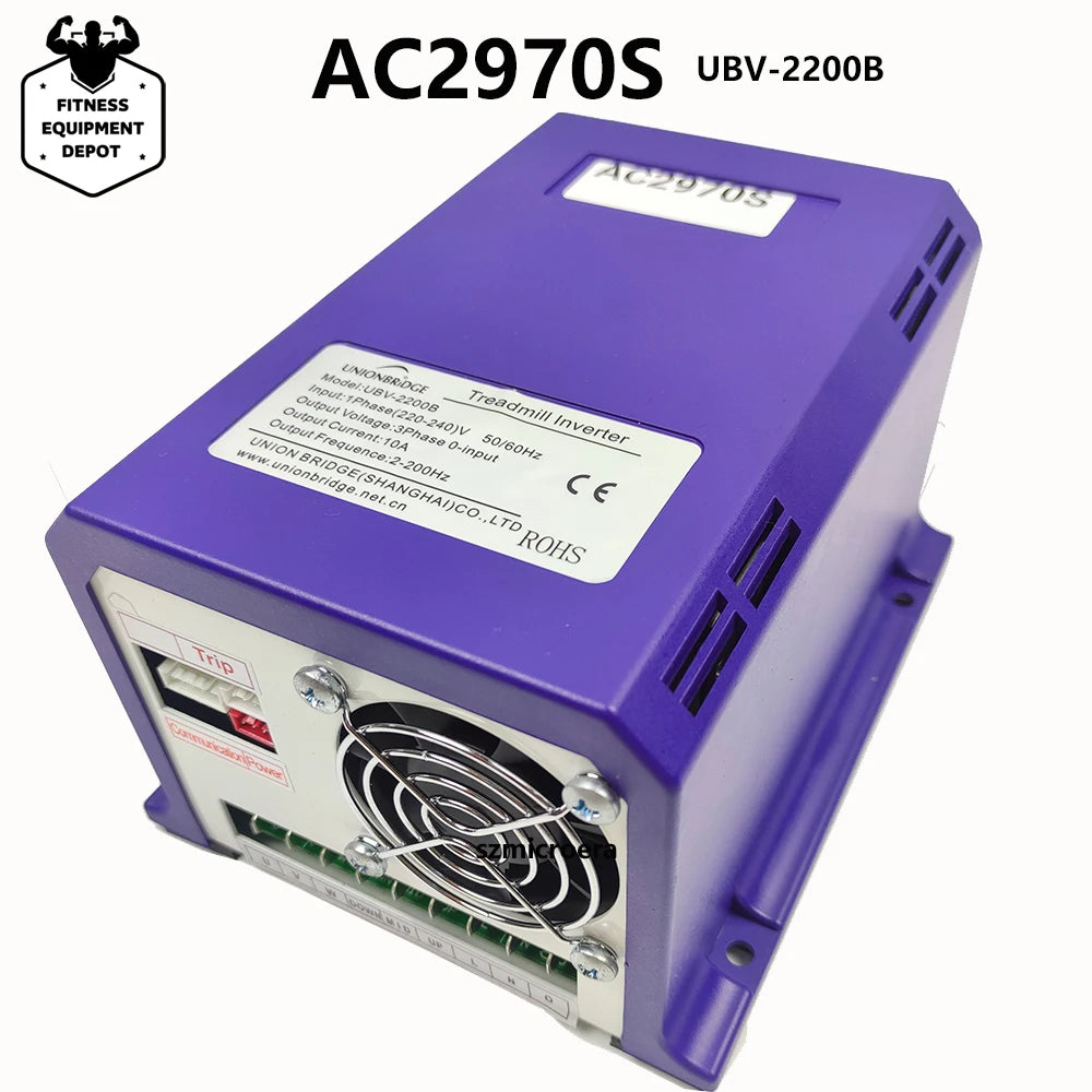 UBV-2200B UBV 2200 Treadmill Inverter For Impulse AC2970S Treadmill Frequency Converter Speed Controller Control Board VFD MCB
