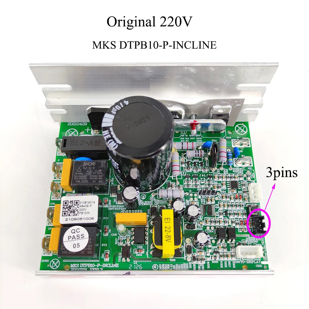 Treadmill Motor Controller DMASTER-15 For Everfit TFK 455 Slim Treadmill Circuit Board Driver Board Motherboards