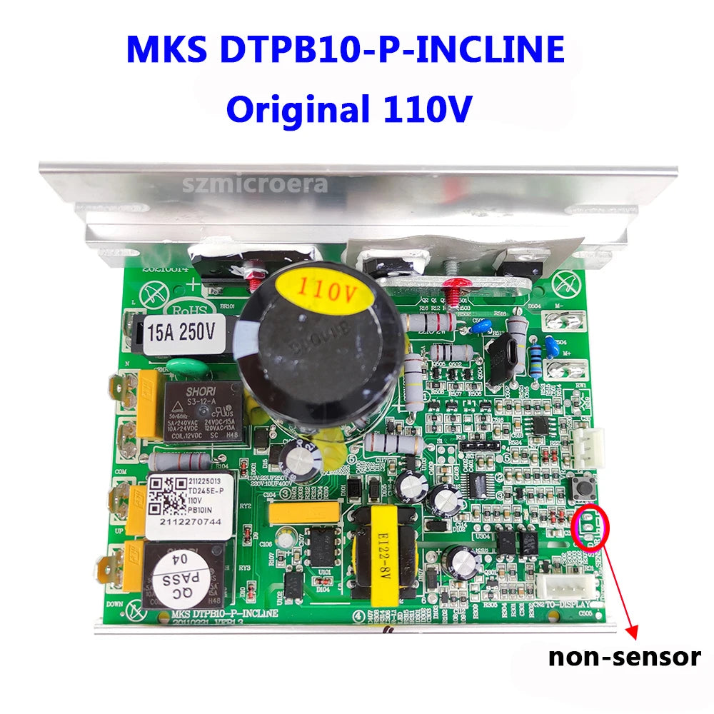 Original Treadmill Motor Driver For BH G7415 MKS DTPB10-P-INCLINE Treadmill Motherboards Circuit Board