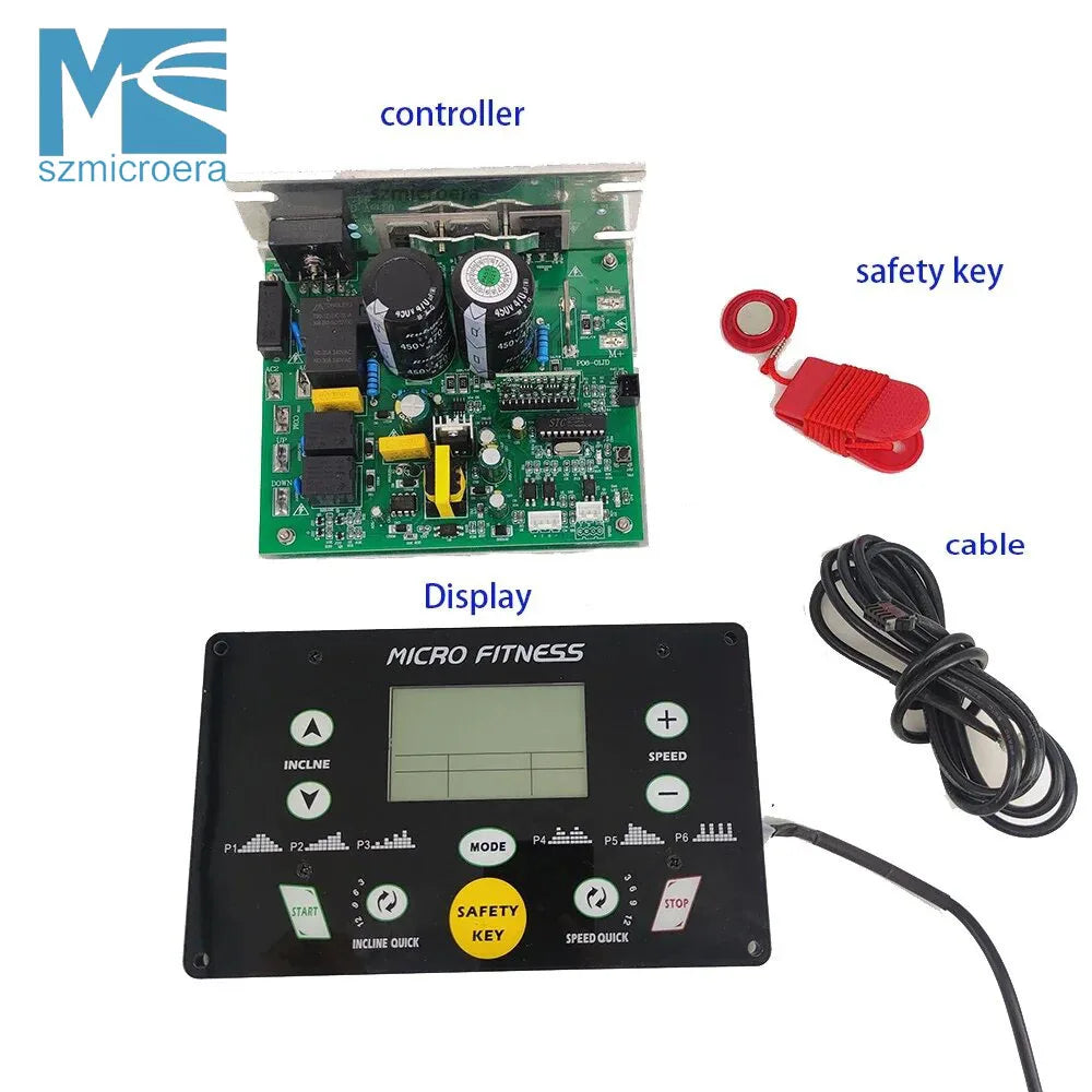 Universal Treadmill Motor Control Board Controller Kit for Icon NordicTrack, General USE, for 1HP-4.0HP DC Motor