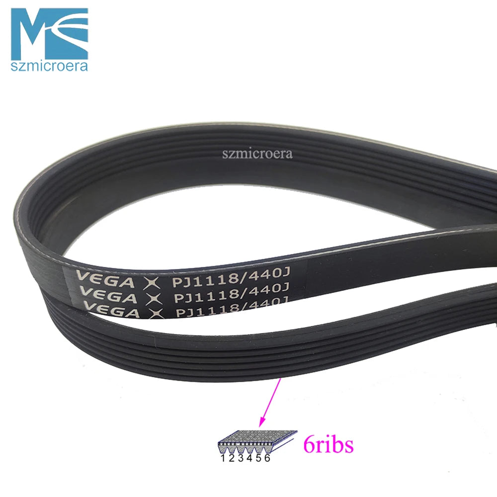 PJ1118 440J VEGA V-Belt for Treadmill, Multi Groove Belt, Drive Belt, 5, 6, 7ribs, 2Pcs/Lot