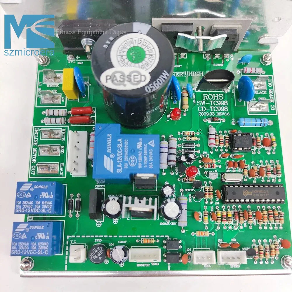 SW-TC998 Treadmill Motor Controller CD-TC998 for Reebok Treadmill Circuit Board Control Board Motherboard With Incline