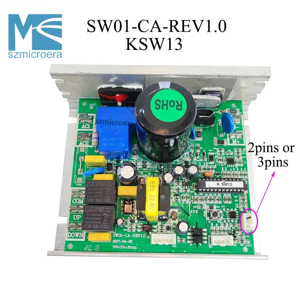 SW01-CA-REV1.0 KSW26 KSW16 KSW13 Treadmill Motor Controller For Reebok OMA Treadmill Circuit Board Control Board 220V Input