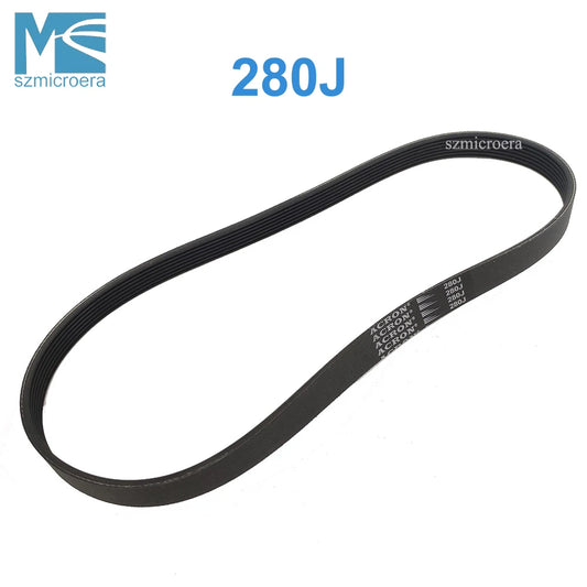 2Pcs/Lot Ribbed Treadmill Belt for Exercise Bike, Spinning Belt, Sports Bike, 280J, 4, 5, 6, 7, 8, 9, 10Ribs