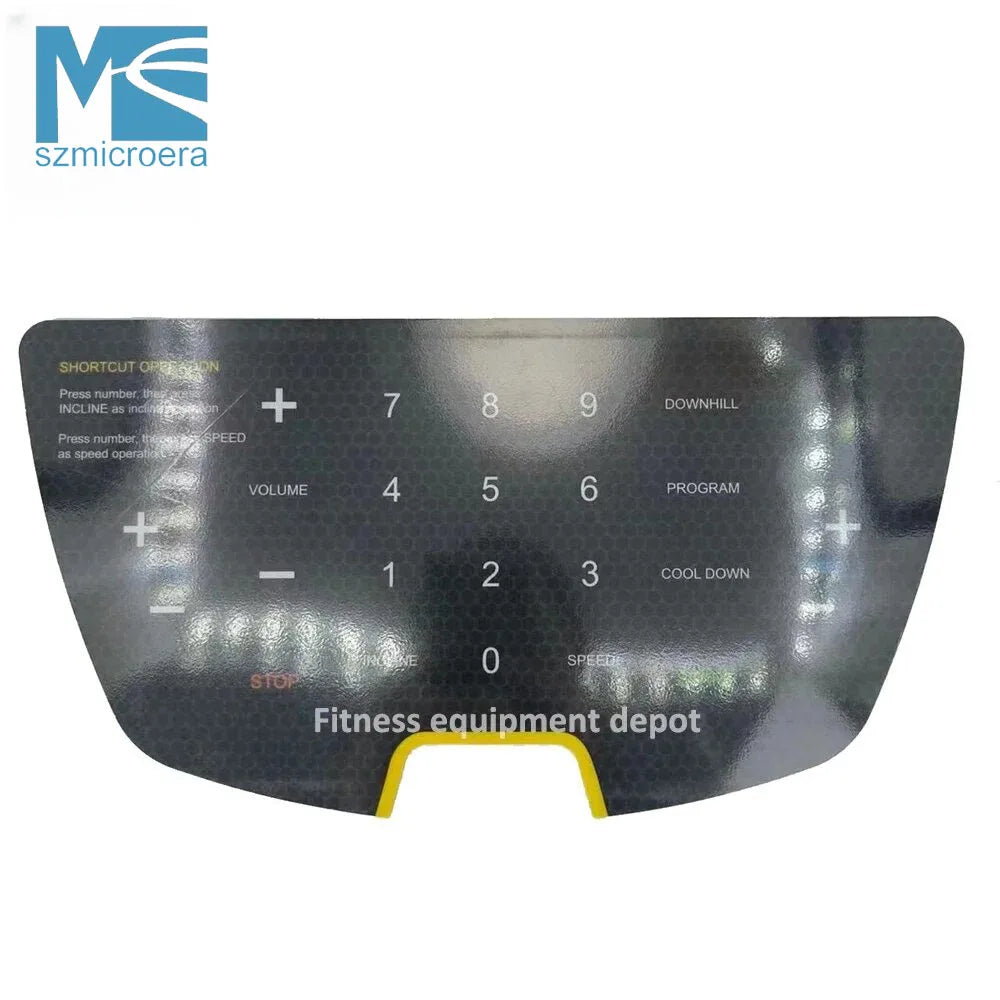 SHUA-X9 SH-5918 Treadmill Membrane Keypad, AK5204A-V20 Switch, Manipulate Overlay