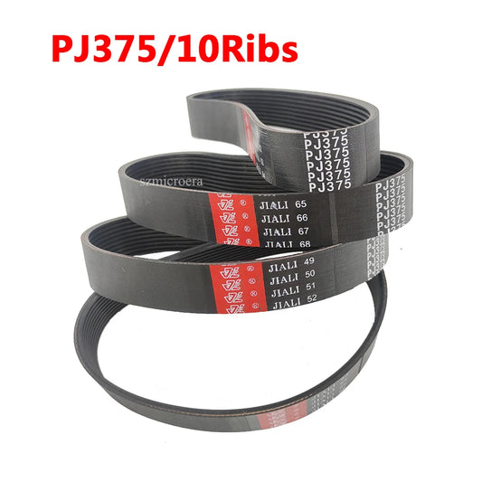 1pcs Rubber Treadmill Drive Belt PJ375 10Ribs Multi Groove Belt Multi Wedge Belt