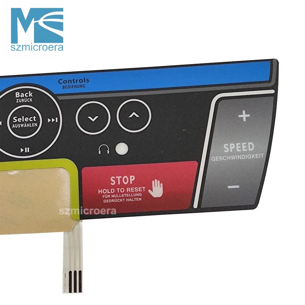 1000103475 Treadmill Control Panel for Horizon T103 , Treadmill Membrane Keypad, Console Part