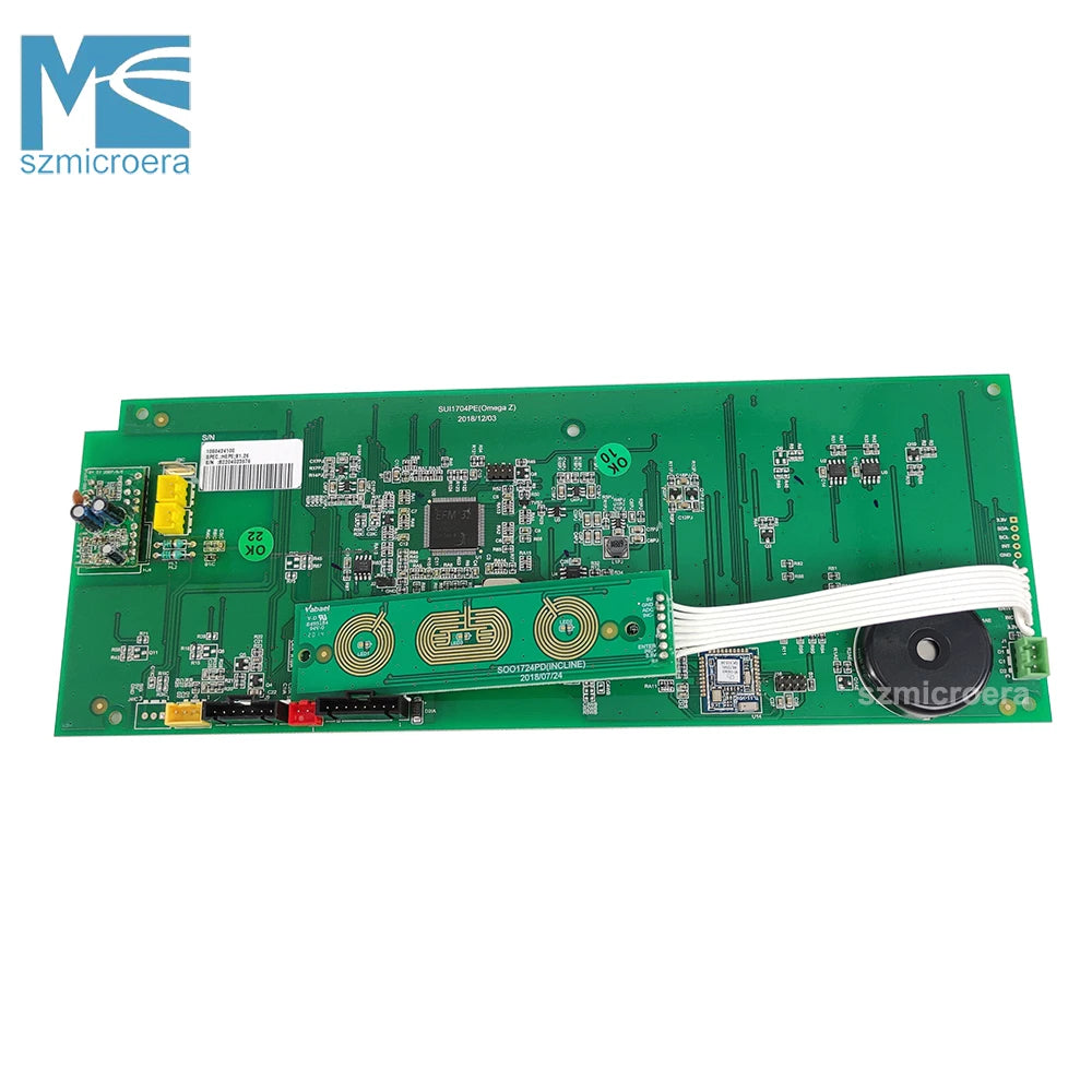 Treadmill Upper Control Board, 1000424100, Console Display Board for Horizon Omega Z series, SUI1704PE(Omega Z) SDI1703PE(Omega)
