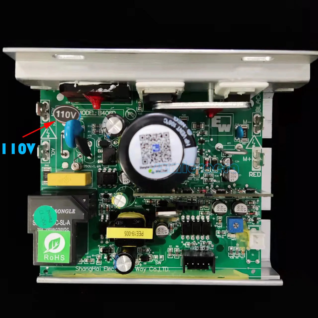 B406D Treadmill Motor Controller for Johnson Tempo TREO Treadmill Motor Driver Board Mainboard B406D KEN