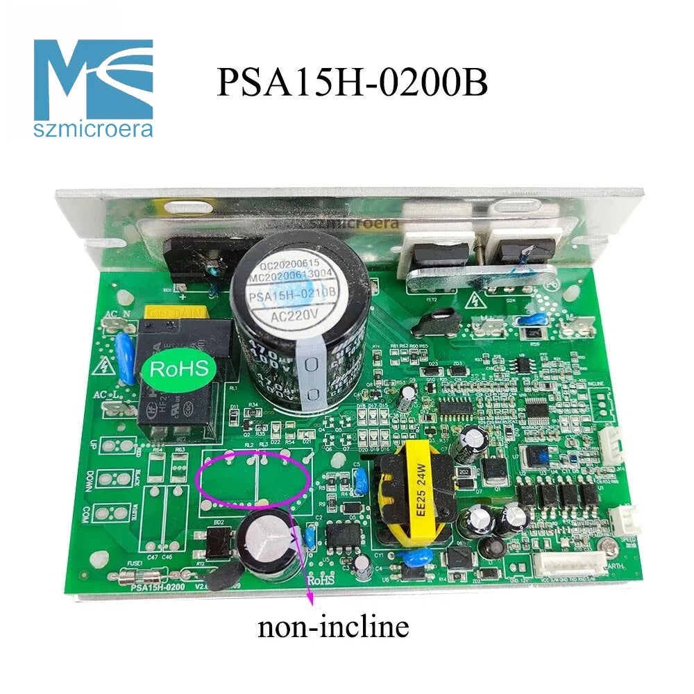PSA15H-0200B, PSA15H-0200, Treadmill Control Board, Motor Controller, for Elboo Yijin Umay, JADA Head, OMA SHUA