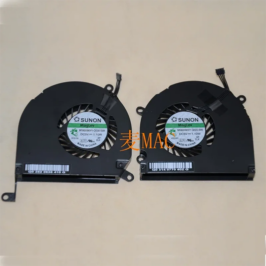 1 pair fan for Macbook Pro MB985 MC721 MC371 A1286 left and right