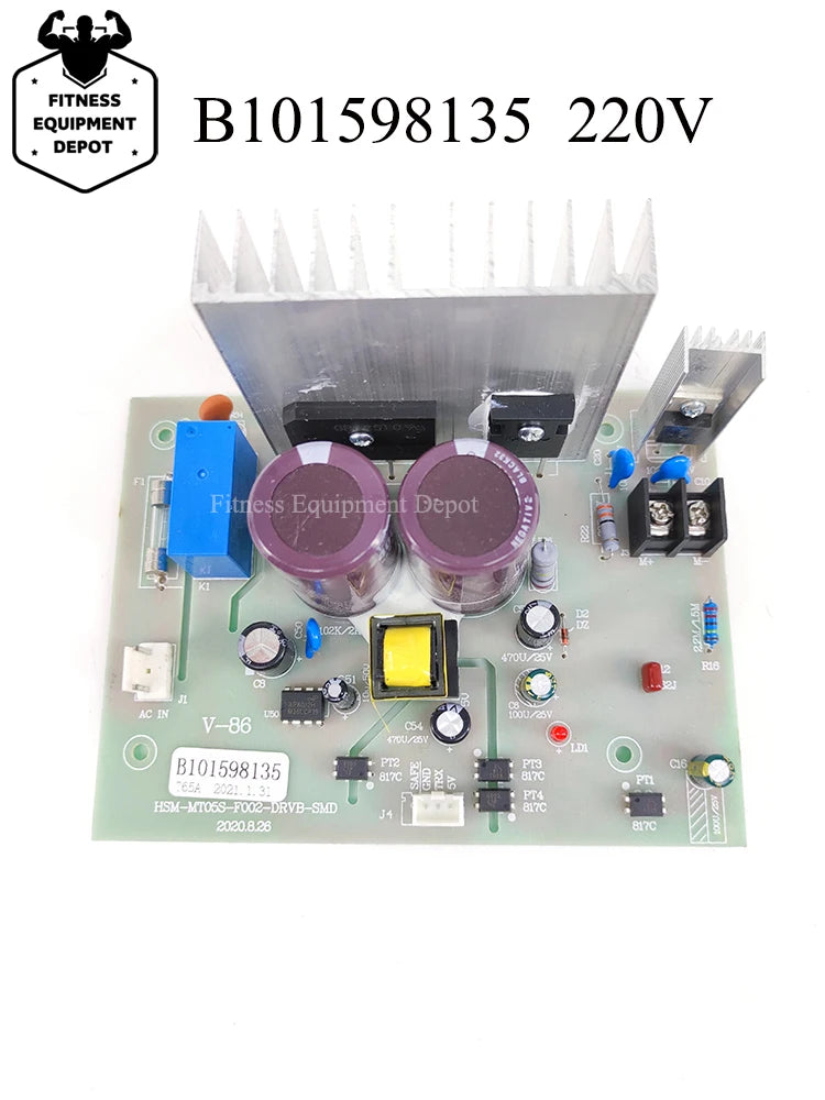 B101598135 T65A Treadmill Circuit Board HSM-MT05S-F002-DRVB-SMD Treadmill Motor Controller Control Board Power Supply Board