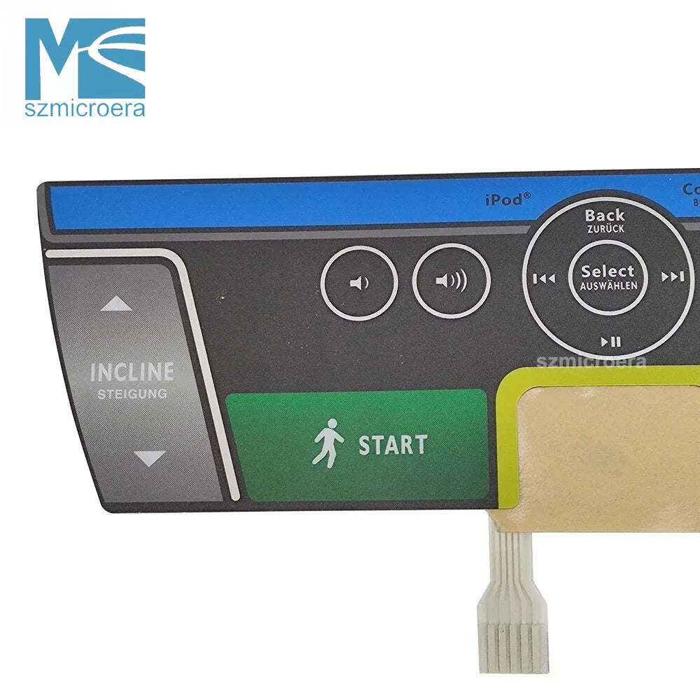 1000103475 Treadmill Control Panel for Horizon T103 , Treadmill Membrane Keypad, Console Part