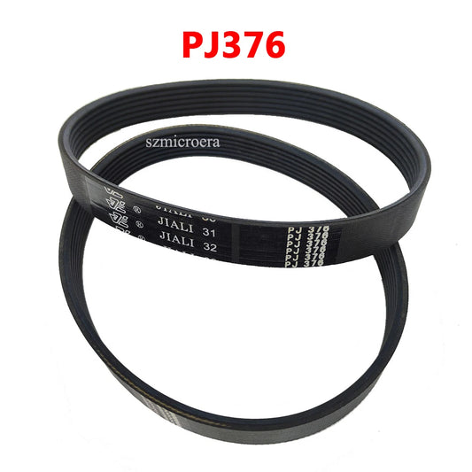 1pcs/2pcs Rubber Belt PJ376 3/4/5/6/7/8/9/10 Ribs Drive belt Mini Conveyor belt Treadmill Belt Transmission Belt