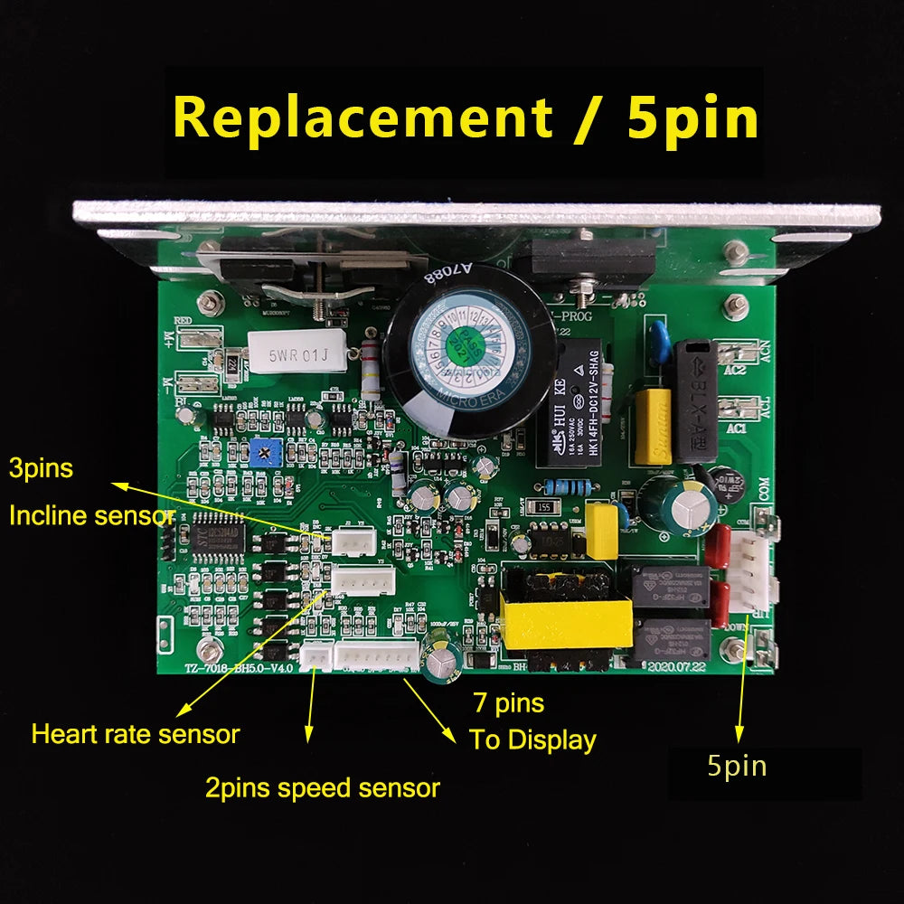 Treadmill Motor Controller Driver Board Motherboard for BH and Other Brand Treadmill Circuit Board Mainboard DCMD57