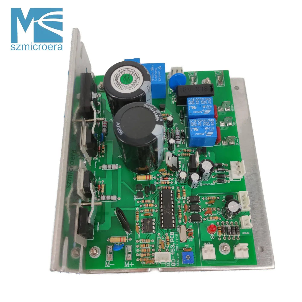 QD-453.PCB, Motor Controller for Treadmill, Circuit Board, Control Board with 2 Capacitances