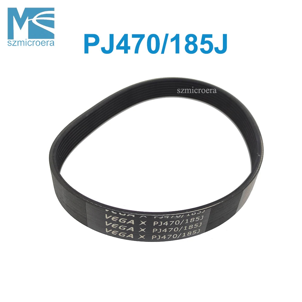 PJ470 185J, VEGA V-Belt for Treadmill, Multi Groove Belt, 3, 4, 5, 6, 7, 8, 9 Ribs, Rubber Drive Belt